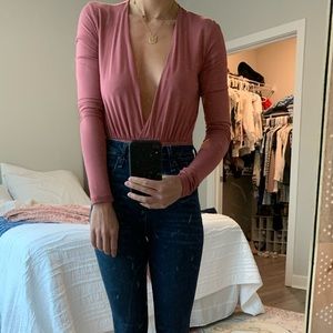 Pink Urban Outfitters Bodysuit NWOT